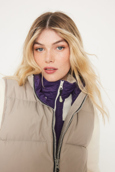 FOSFO Women's Sleeveless Puffer Vest - AK10058